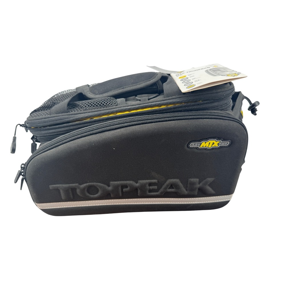 Topeak MTX TrunkBag DX Rear Rack Bicycle Bag Black 12.3L TT9648B NEW